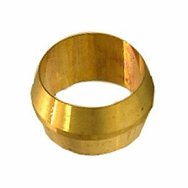 Larsen Supply Co 0.31 in. Brass Compression Sleeve, 6PK 207966